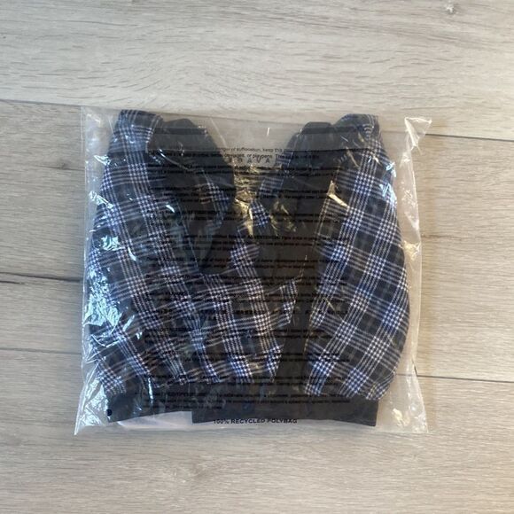 Savage Fenty X Bralette C Remixed Plaid Bralette Classy Plaid 4X NWT in pakg - Picture 7 of 8